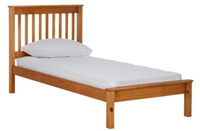 Collection Aspley Single Bed Frame - Oak Stain.